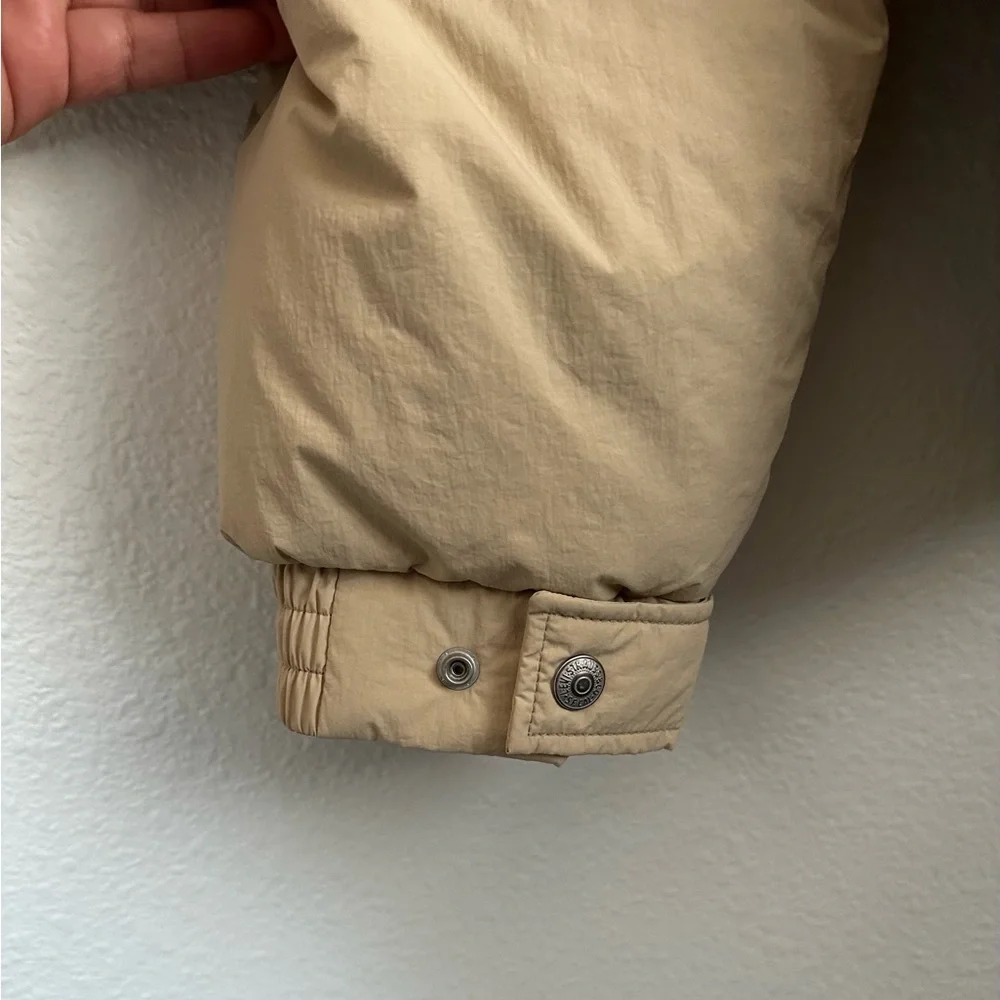 Levi’s Puffer Down Insulated Water Repellent Jacket Removable Hood Size Large